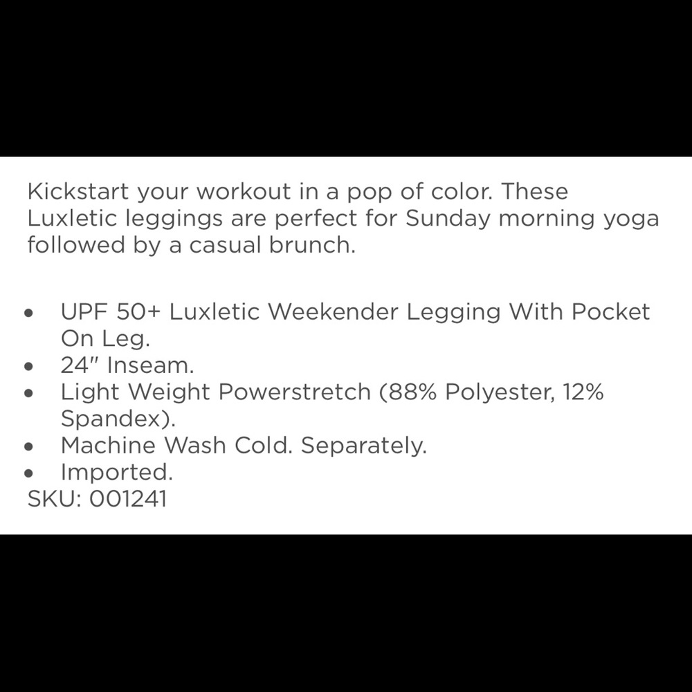 LILLY PULITZER LUXLECTIC PANT